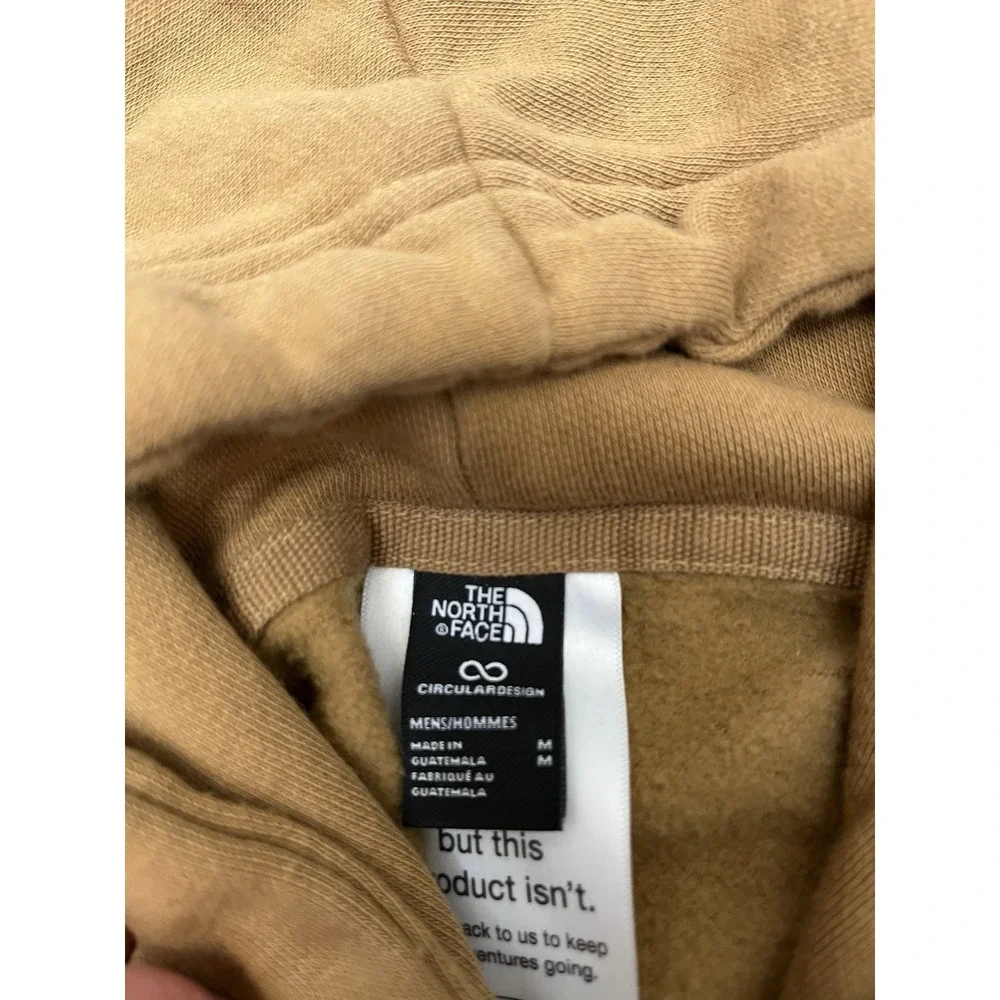 The North Face Men's Brolapse Hoodie zip pocket warm - Yellow Brown - Medium
